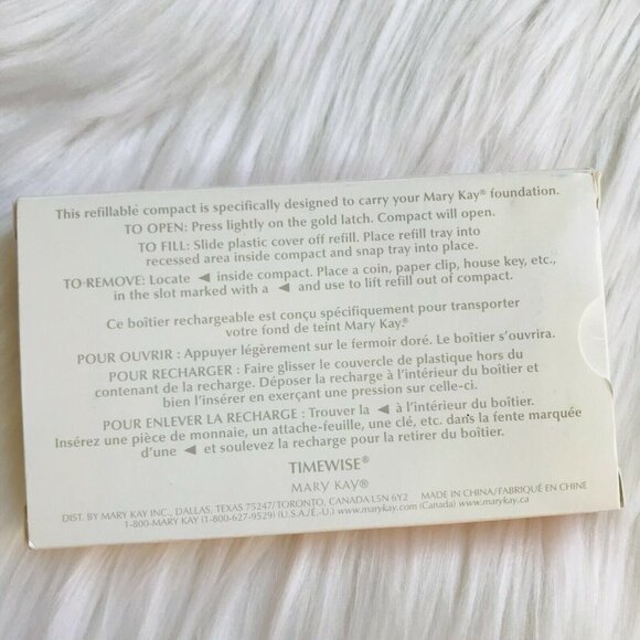 NOS Mary Kay FOUNDATION COMPACT  869100 PLATINUM Empty Refillable NIB NEW - Picture 3 of 7